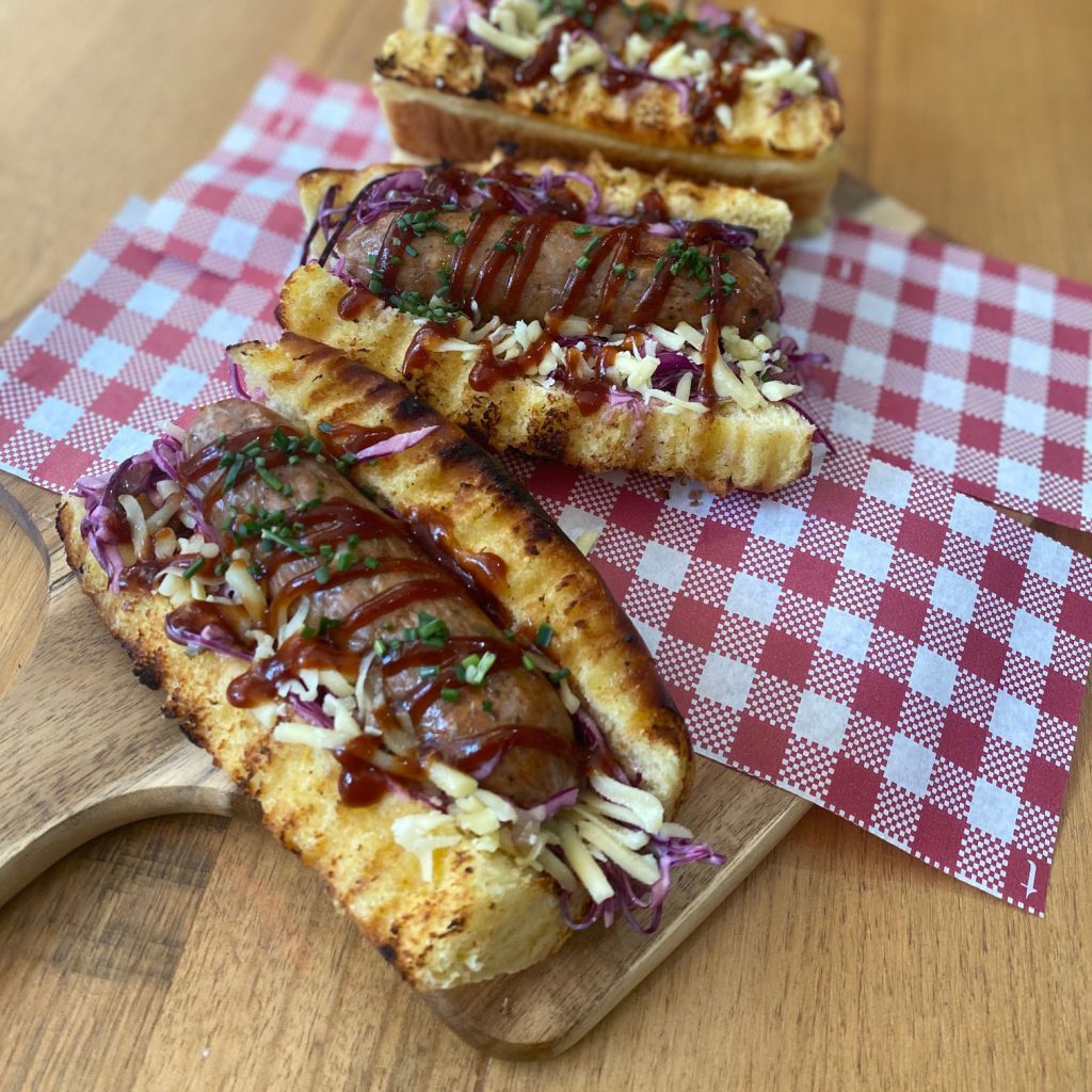 Dan & Steph’s Louisiana Sausage Hotdog