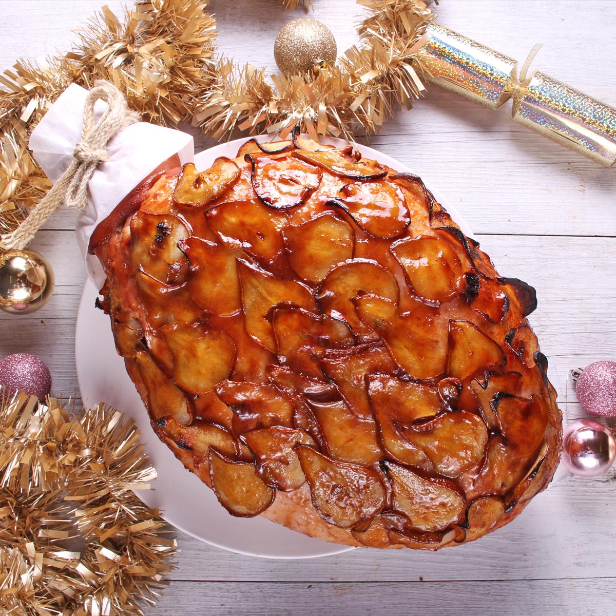 Pear and Quince Glazed Leg Ham