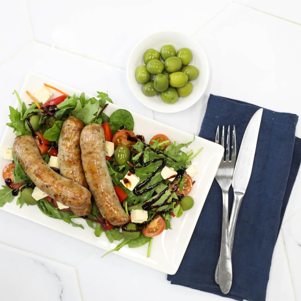 Sicilian sausage salad