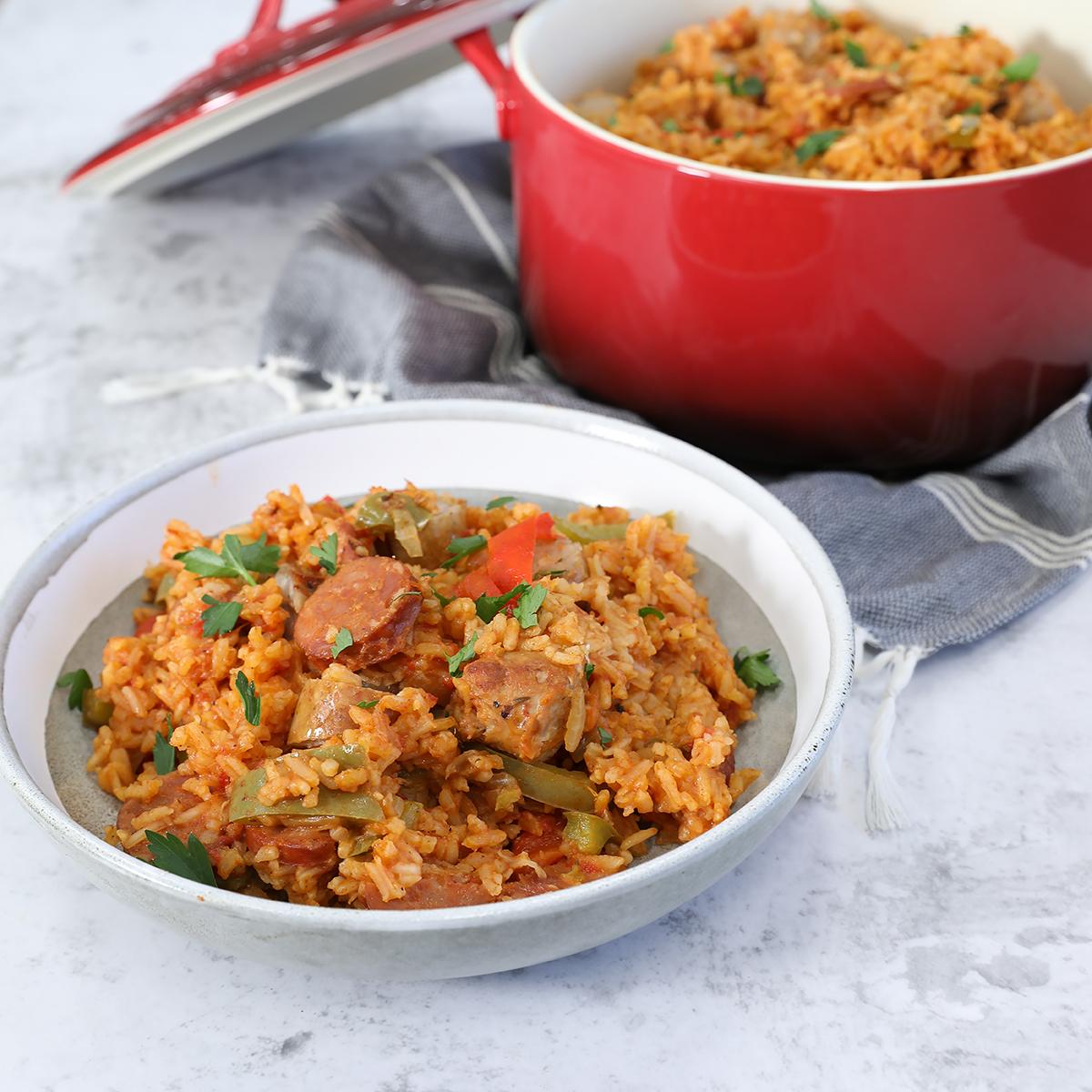 Spicy Sicilian Jambalaya - Sicilian Sausage