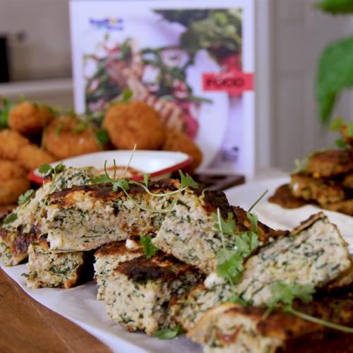 MKR’s Dan & Steph: Ham And Zucchini Low Carb Slice - Leg Ham