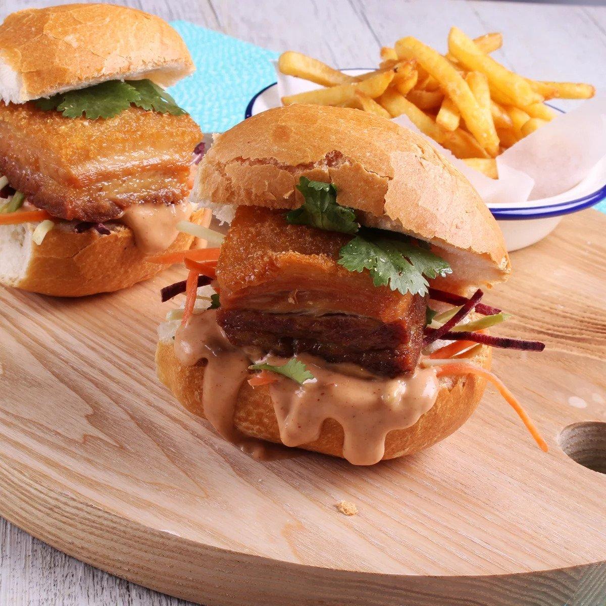 Asian Pork Belly Sliders Three Aussie Farmers