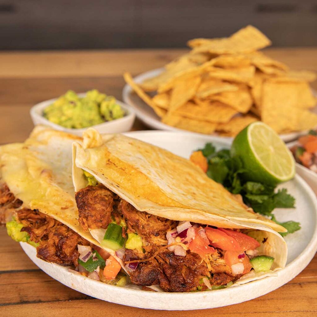 Three Aussie Farmers Pulled Pork Quesadillas