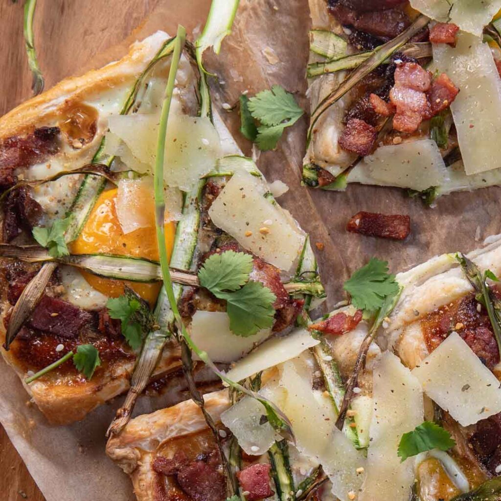 Three Aussie Farmers - Breakfast Bacon Egg Tart Caramelised Onion Jam
